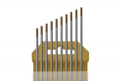 Электроды вольфрамовые КЕДР WL-15-175 O 2,4 мм (золотистый) AC/DC